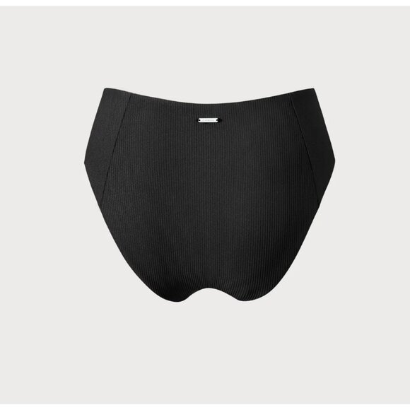 Berlook Black Two Piece Swimsuit Bikini Size Large Moderate Bottoms NEW W Bag - Picture 13 of 16